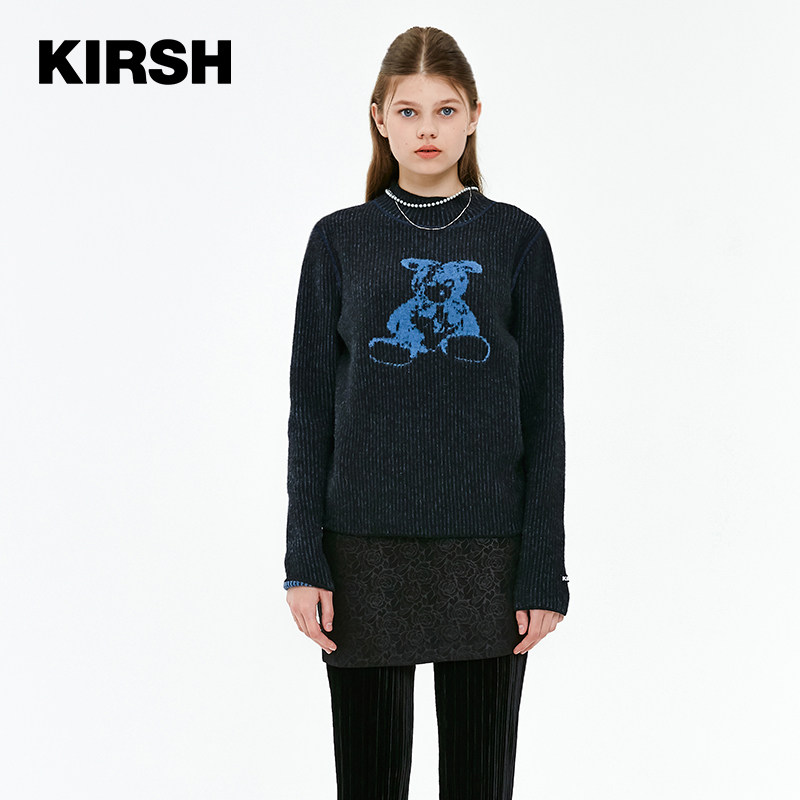 kirsh2020年秋冬新款大樱桃打底衫 kirsh海外毛衣