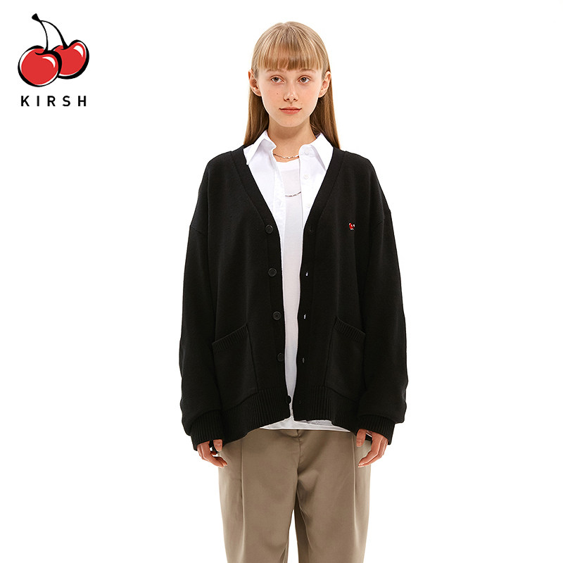 kirsh20年秋冬安兪真郑恩地大樱桃 kirsh海外毛针织衫