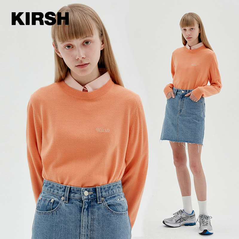 kirsh20年秋冬大樱桃针织卫衣毛衣 kirsh海外毛针织衫