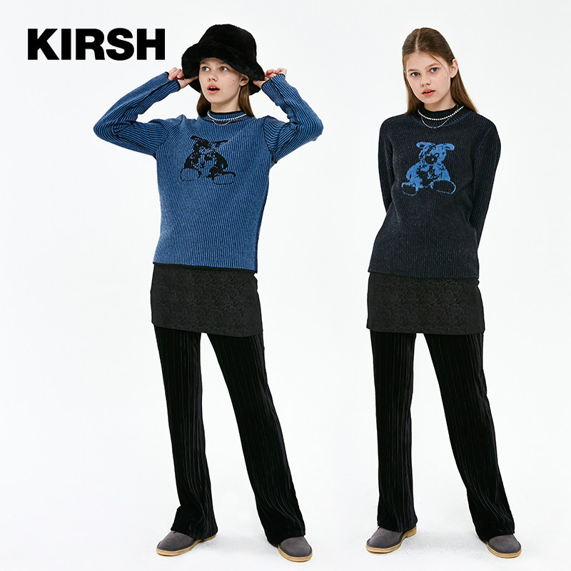 kirsh2020年秋冬新款大樱桃打底衫 kirsh海外毛衣