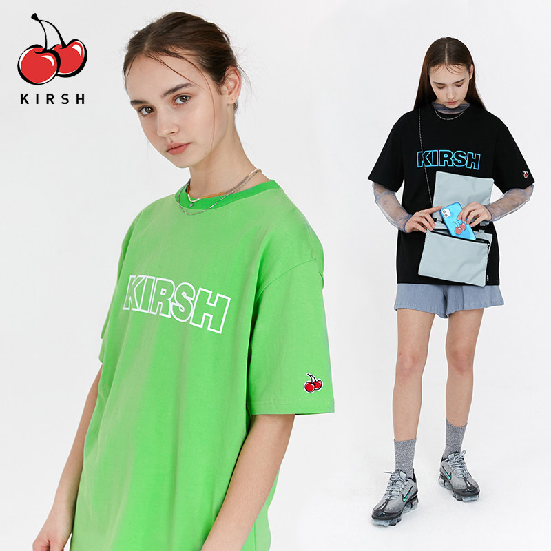 kirsh2020年春夏新款大樱桃t恤 kirsh海外T恤