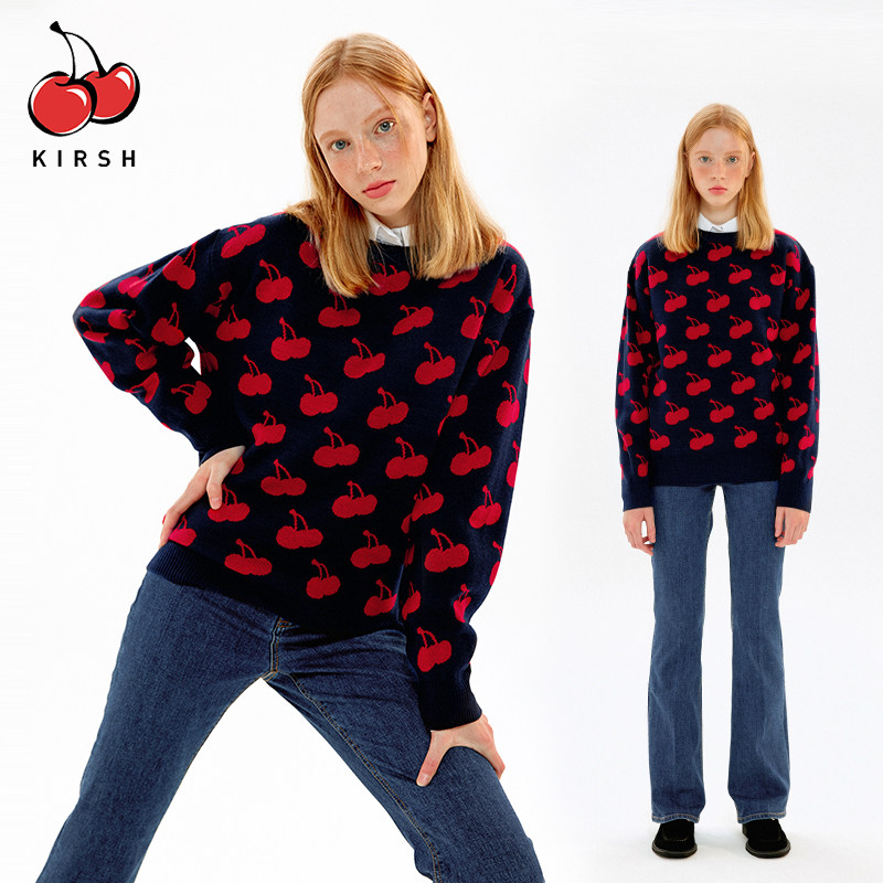 kirsh2020年秋冬新款经典logo毛衣 kirsh海外毛衣