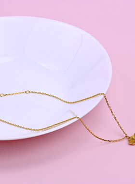 经典金色简约小蜜蜂设计项链可爱