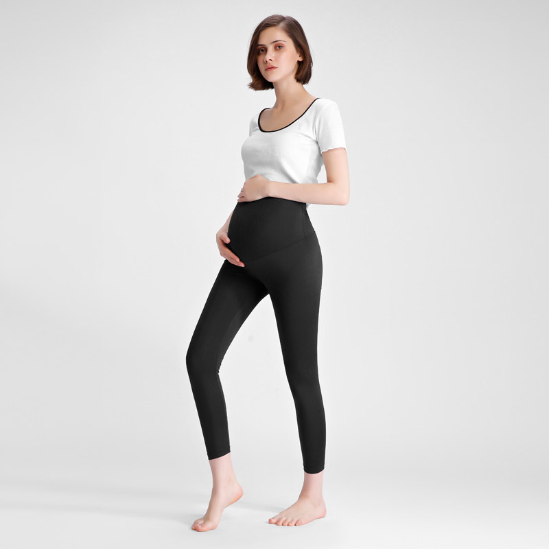 孕度孕妇八分夏季小脚裤外穿打底裤 yumduvm孕度孕妇打底裤