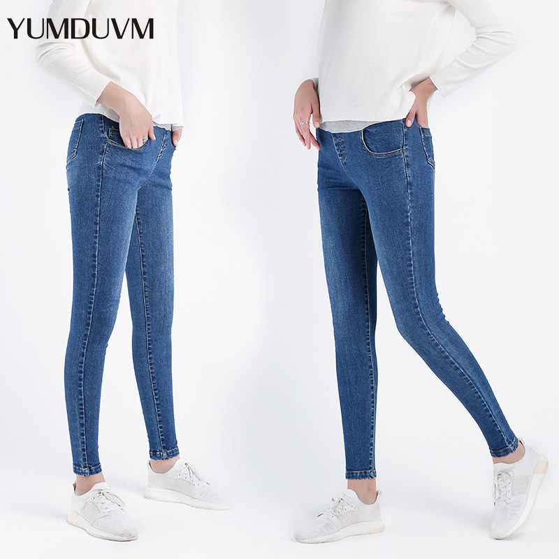 孕度孕早期初期孕妇灰色夏季牛仔裤 yumduvm孕度孕妇打底裤