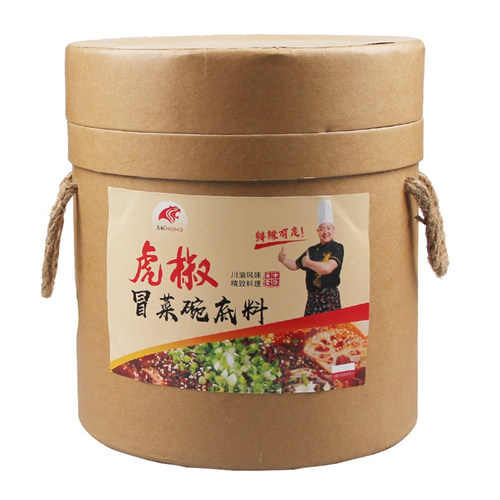 虎椒成都冒菜底料商用配方正宗四川味牛油火锅串串香麻辣烫碗调料 - 图3
