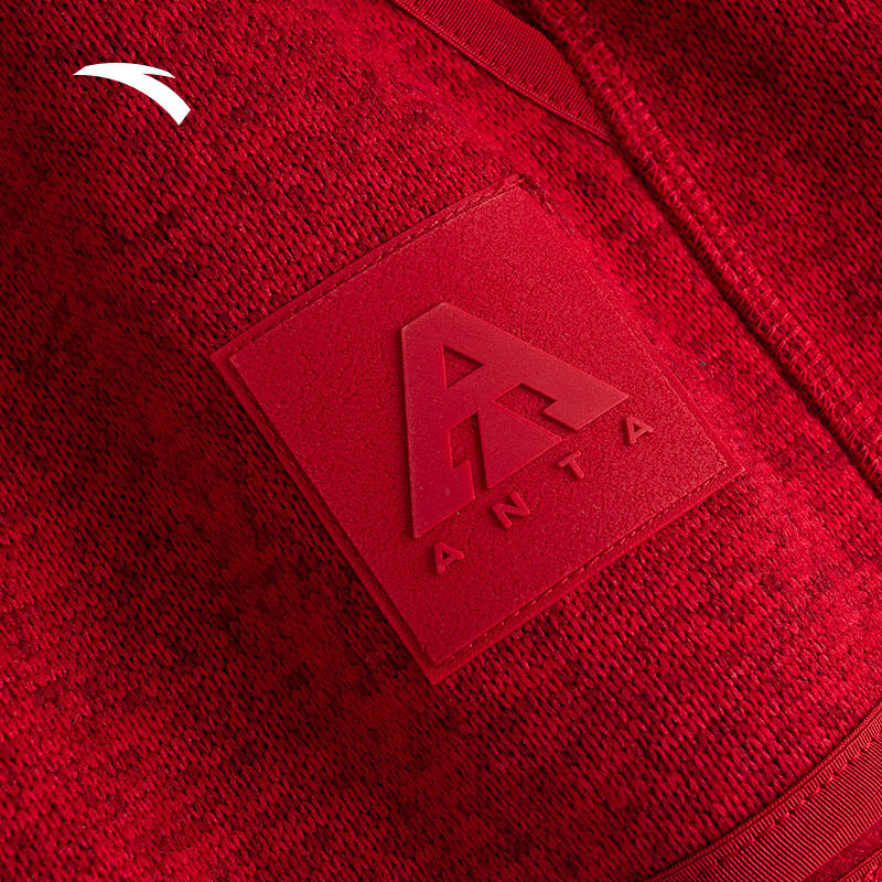 安踏火壳抓绒衣内胆男款大地之壳户外运动新年红色加绒外套上衣男,淘宝优惠券,粉丝福利购,淘宝优惠卷