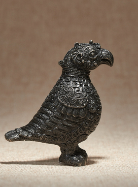 河北博物院国宝回家子乍弄鸟尊摆件博物馆纪念文物文创礼品树脂