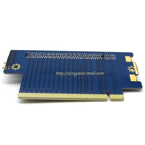 6cm转接卡90度显卡横向显卡转接板pcie转向卡16X PCI-E3.0 5.9CM-图0