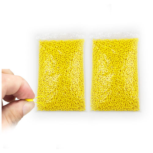 玩具塑胶6mm小圆球童年玩具子弹6mm-7mm软胶子弹实心珠小黄豆道具 - 图3