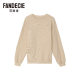Embry Official Ole Fendis Basic Simple Spring and Autumn Cotton Home Clothes Casual Tops Loose Sweatshirts for Women