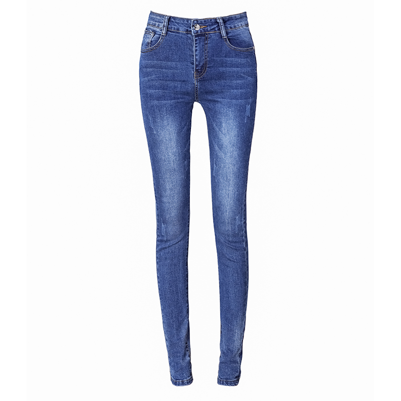 高腰女裤春秋季秋装2020年潮牛仔裤 筱蝶雨牛仔裤