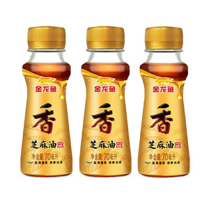 【金龙鱼】芝麻油70ml*3瓶