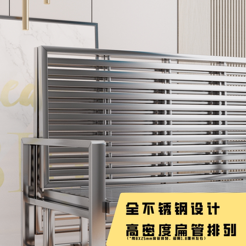 不锈钢折叠沙发床两用小户型拉床单人床双人床客厅简约现代折叠床 - 图1