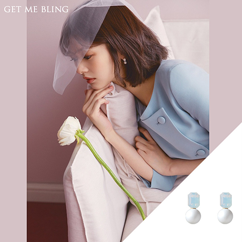 get me bling正品女925银针耳钉 GetMeBling海外耳钉