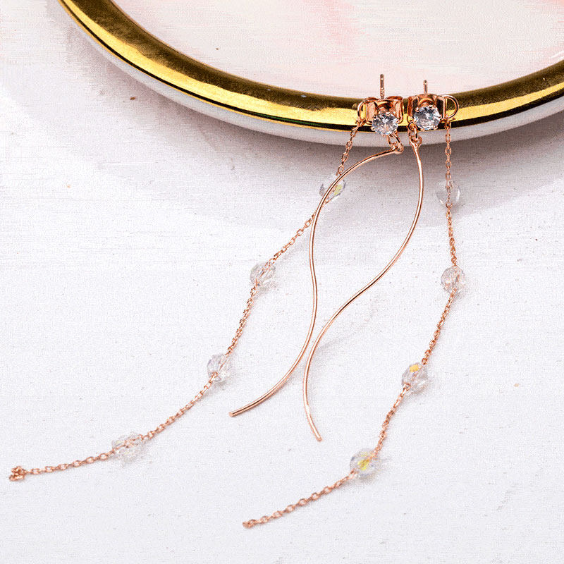 get me bling正品流苏超仙网红耳环 欧派亿奢汇海外耳钉