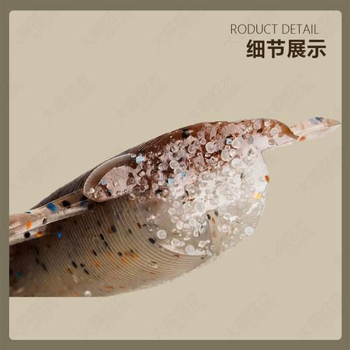 鸦语飞鼠飞薯沉水土豆黑坑精细竞技鲈鱼鳜鱼无铅插铅钓组虾味软饵 - 图0