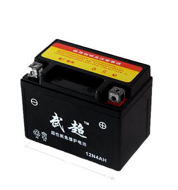 潇洒木兰50CC 踏板90电瓶YB4L-B(12V4a) 摩托车蓄电池12N4-3B电池 - 图3