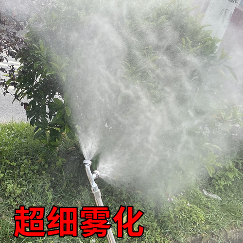 农用打药机高压超细雾化喷头背负式电动喷雾器通用双头进口3眼喷 - 图1