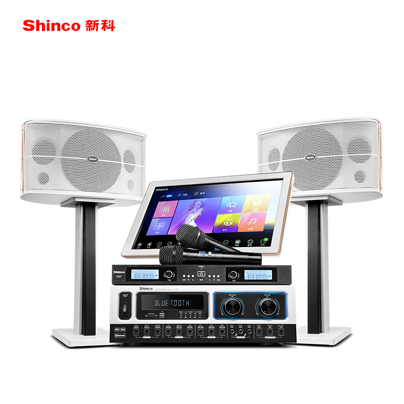 shinco /新科ktv防啸叫功放 新科宇乐创KTV/卡拉OK音箱