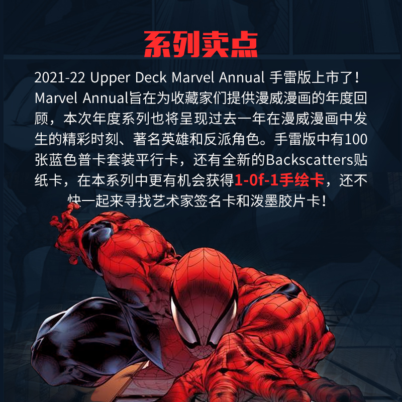 2022 Upper Deck Marvel Annual 漫威 影视 收藏卡 手雷版 - 图0