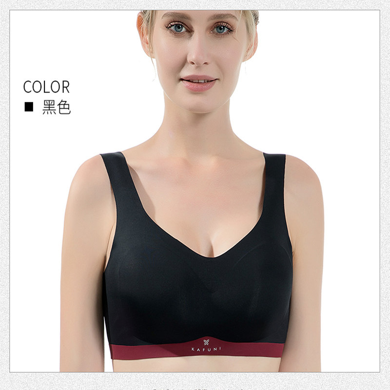 牛奶丝美背无痕运动无钢圈夏季文胸 卡富妮文胸