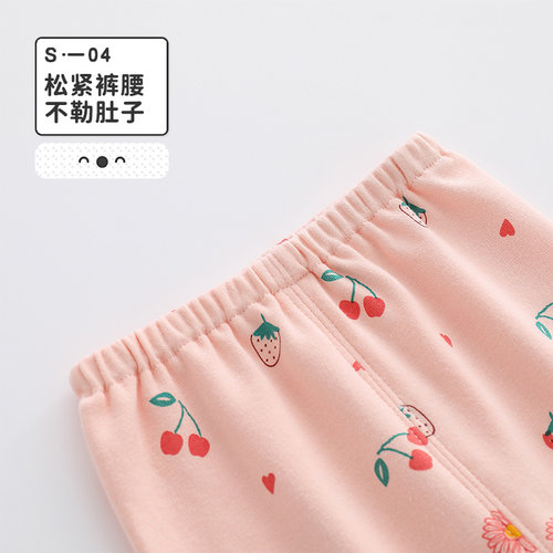 女童春秋装秋衣套装小童宝宝公主衣服纯棉可爱超萌洋气内衣两件装 - 图2