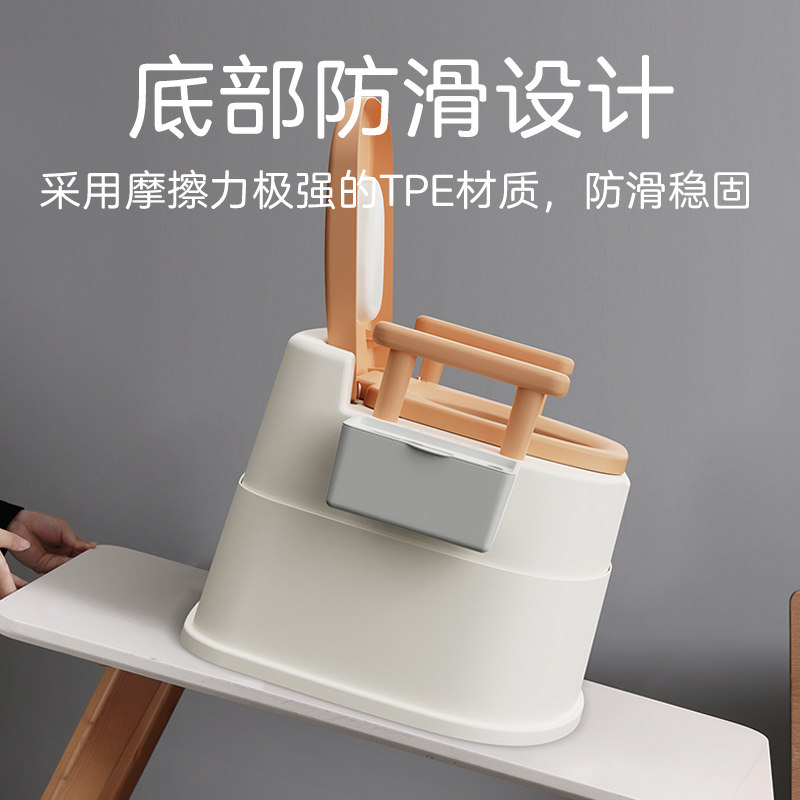 老人可移动便携式孕妇马桶厕所椅 奔麦孕妇马桶/座便器