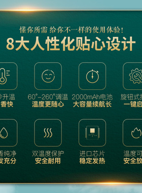 台湾陶瓷电熏炉手持闻香杯品