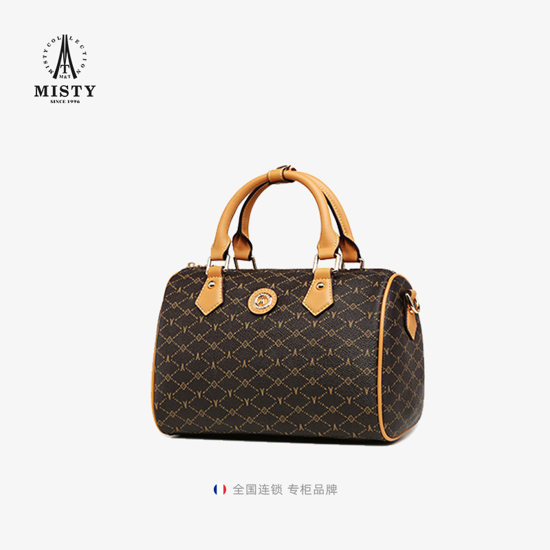 【商场同款】米堤妈妈斜挎复古老花包 misty女士包袋