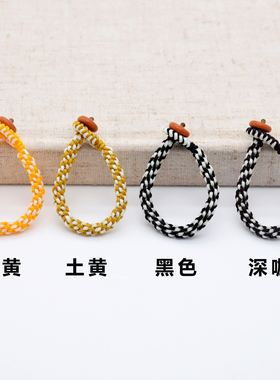 手工玉米结钥匙扣DIY短款挂绳