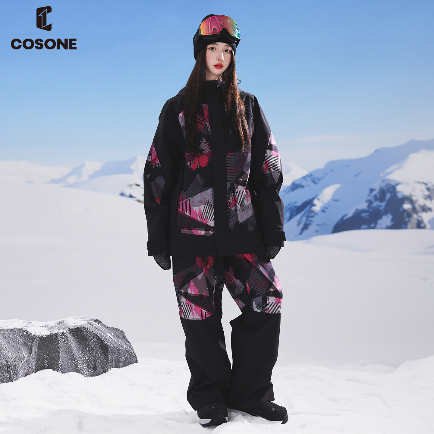 COSONE新款3L单板滑雪服女套装防风防水耐磨马年限定款滑雪服男,淘宝优惠券,粉丝福利购,淘宝优惠卷