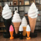Simulated ice cream model outdoor advertising