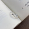 HANXINS999 pure silver four-pointed star zircon ring
