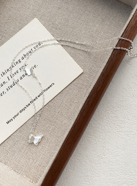 HANXINSTUDIOS999足银蝴蝶项链