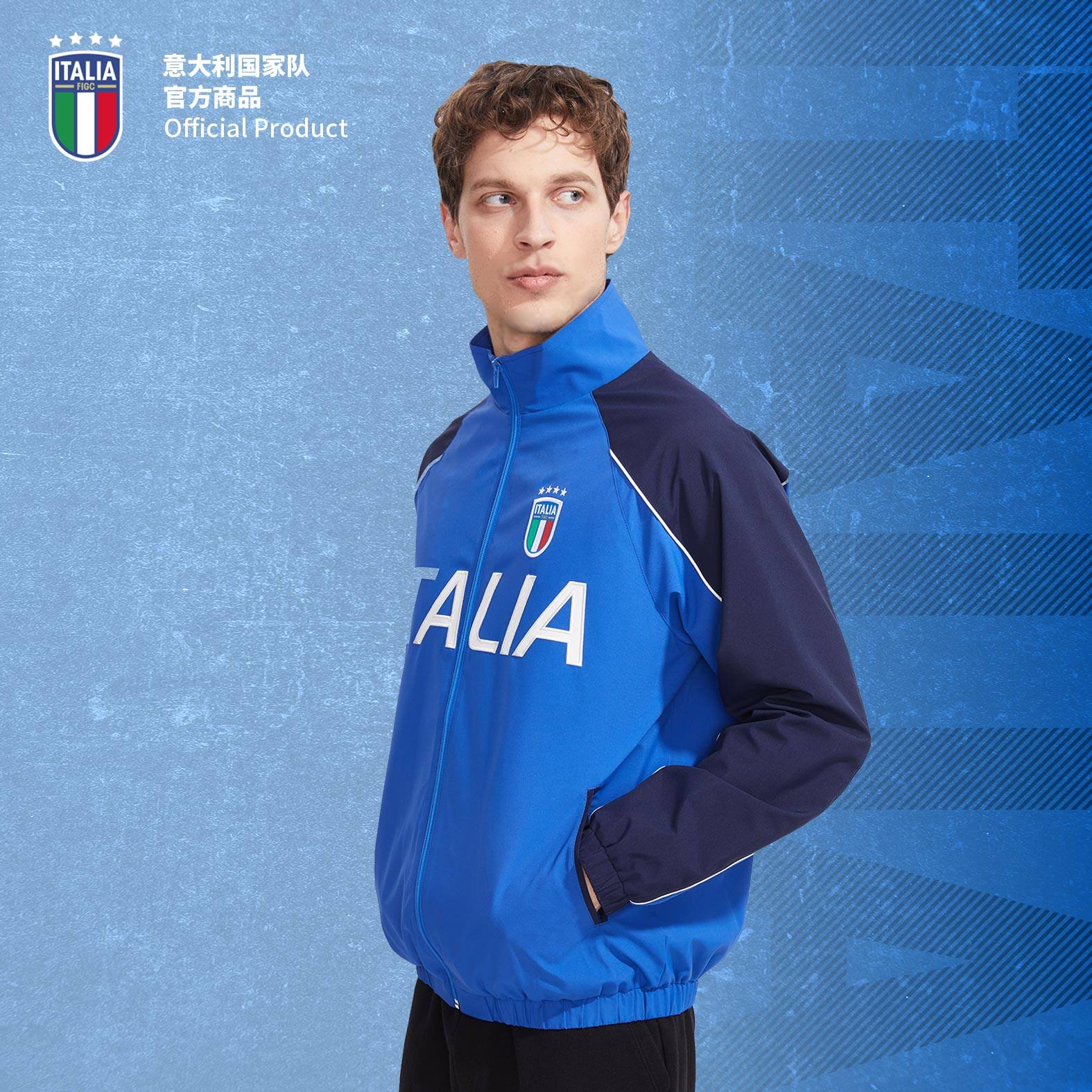 【官方正版】意大利国家队｜复古拼接训练出场服球衣运动外套足球,淘宝优惠券,粉丝福利购,淘宝优惠卷