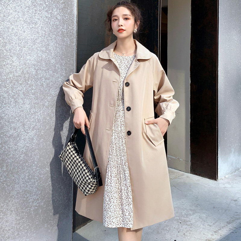 中长款小个子2020秋季装今年风衣 庆情风衣