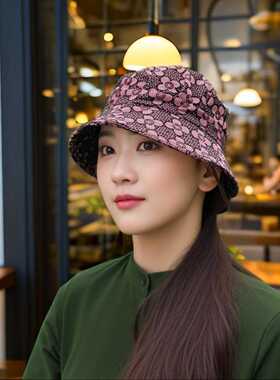 渔夫帽子女款春秋季中老年妈妈