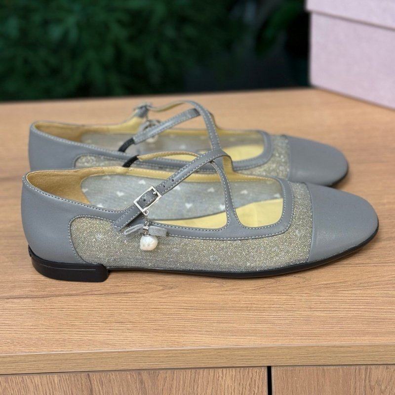 cocy法式复古交叉带玛丽珍鞋女白色平底单鞋一字扣芭蕾鞋,淘宝优惠券,粉丝福利购,淘宝优惠卷