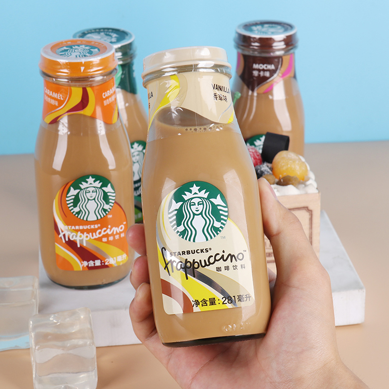 Starbucks星巴克即饮咖啡星冰乐饮料281ml*6瓶装摩卡抹茶焦糖原味-图1