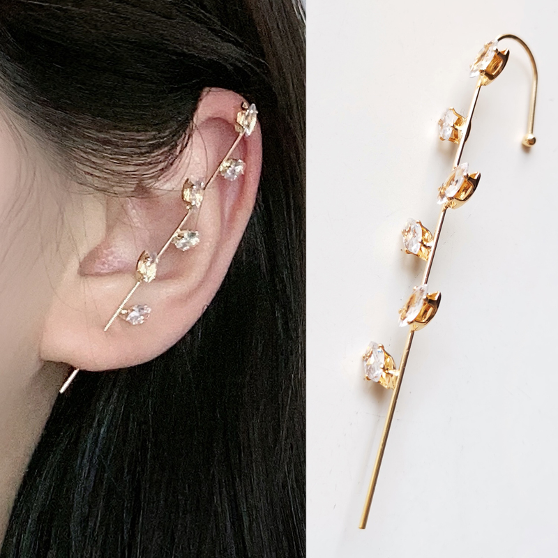 觅韩气质小众时尚新潮几何可爱耳环耳饰趣味卡通耳钉女不参与满减 - 图1