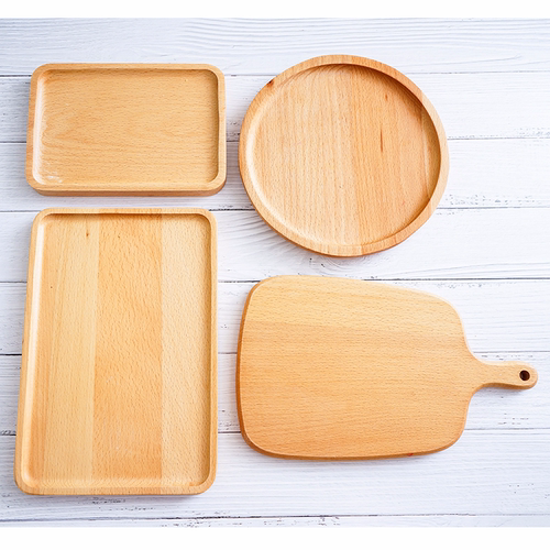 美食拍照道具日式木质托盘烘焙蛋糕食品早餐摆拍饰品ins风小道具点心水果盘摄影道具淘宝复古网红背景布 - 图0