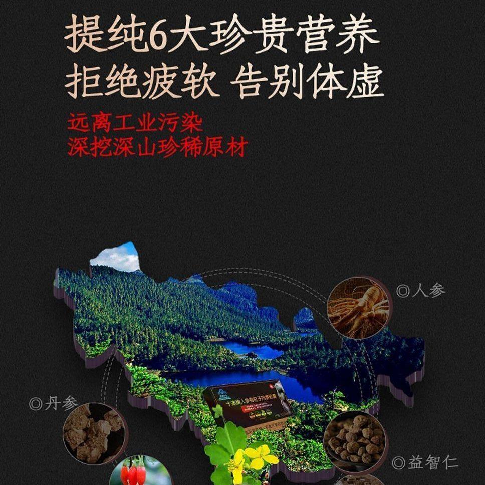 仁和枸杞丹参玛咖片男人缓解淫羊藿 七情谷保健品牡蛎/贝类提取物