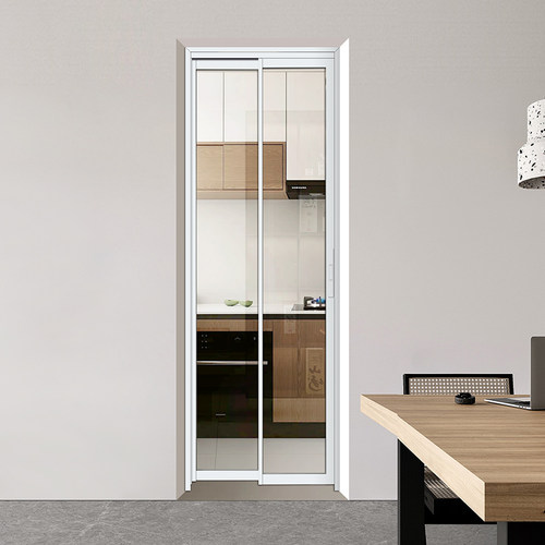 推拉一体pd门卫生间厕所门折叠厨房门衣帽间移动阳台门PT无轨定制 - 图3