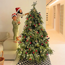 Christmas Tree Home Large Pendulum Suit of Wind Diy Material Bag Mesh Red Advanced Sensation Christmas Decorations Simulation