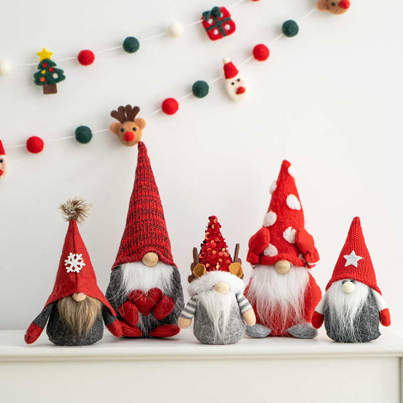 圣诞节装饰品节日场景布置圣诞树摆件老人装扮圣诞帽手工diy挂件,淘宝优惠券,粉丝福利购,淘宝优惠卷