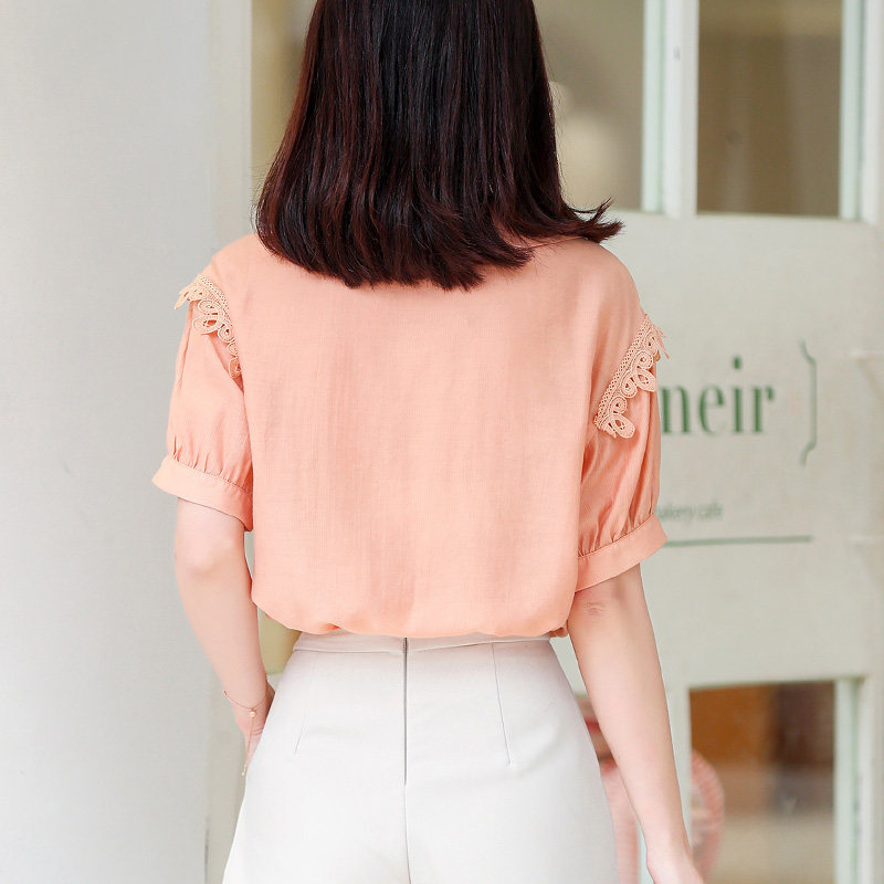 白色短袖2020夏季新款欧货洋气衬衫 felipevarela衬衫