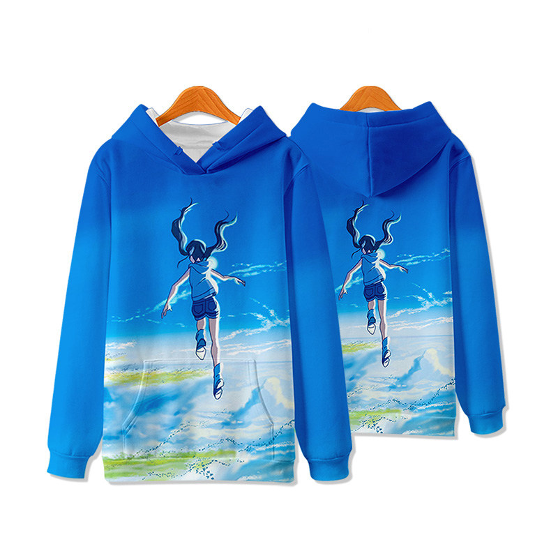 天气之子动漫新海诚周边男女卫衣 町沿卫衣/绒衫