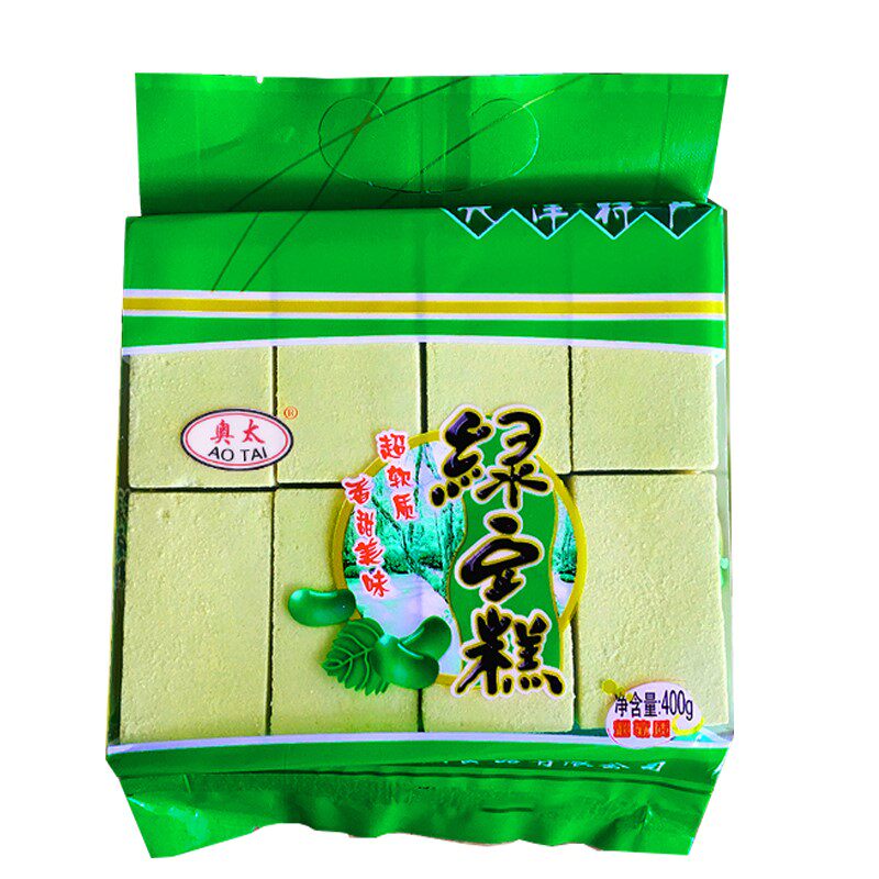 网红绿豆糕正宗北京经典80绿豆糕点 恰奇零传统糕点