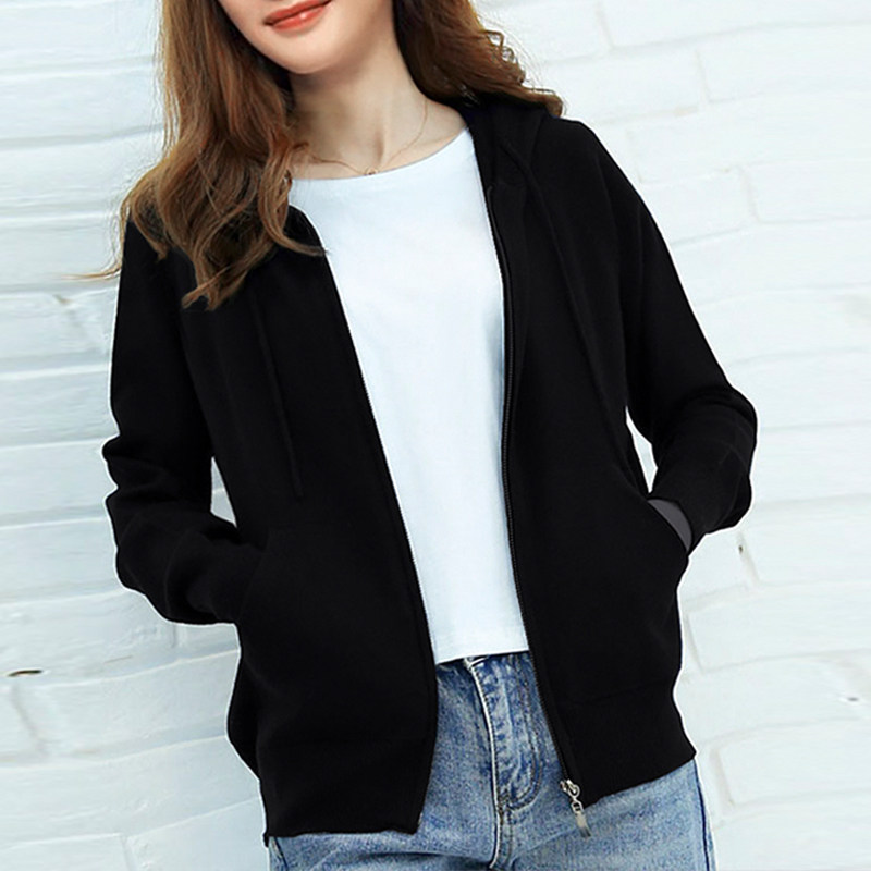 休闲外套女卫衣2020年早春季毛衣 卡依熙短外套